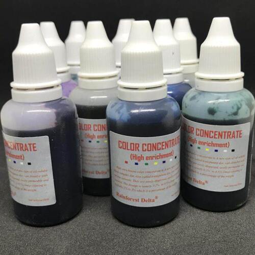 高浓缩进口油颜料色浆水晶胶色精色耐高温树脂稳定木颜料性剂滴