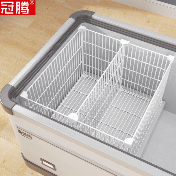 冰柜雪糕框冰柜里面挂篮收纳架冰淇淋分类隔断分格篮岛柜铁艺分格