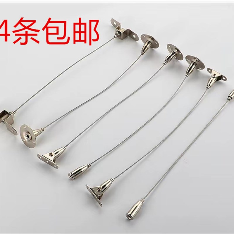 钢丝绳吊码广告牌吊具广告牌展览展示吊具P吊绳指示牌钢丝吊夹