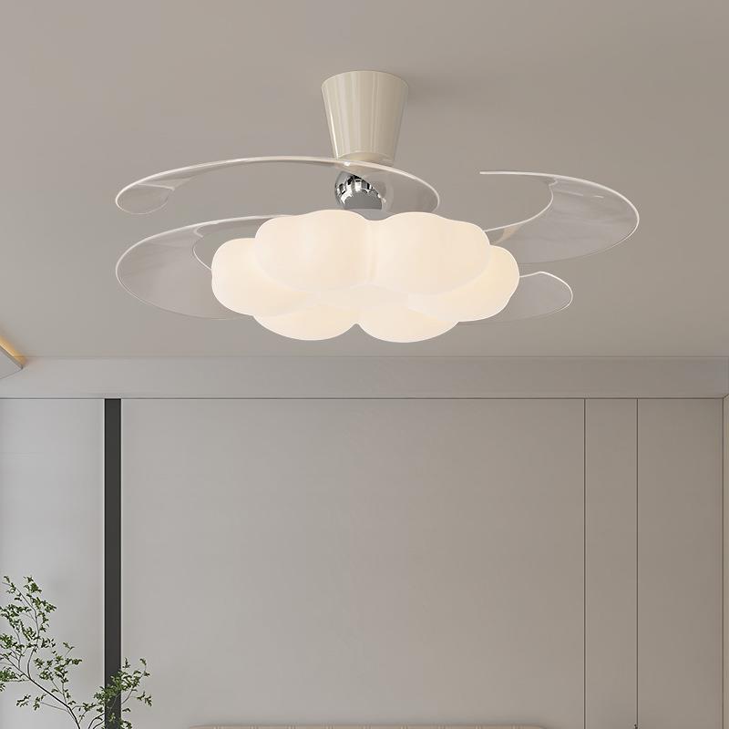 中古餐厅2025新款隐形风扇灯吊扇灯客厅风扇灯儿童房间静音风扇灯