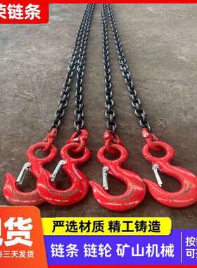 双腿起重吊链成套五金工具G80锰钢工业成套组合吊具电磁吸盘吊索