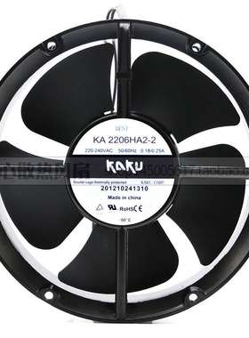 KA2206HA2 KAKU卡固 222*60 220V电柜耐高温防水散热风扇