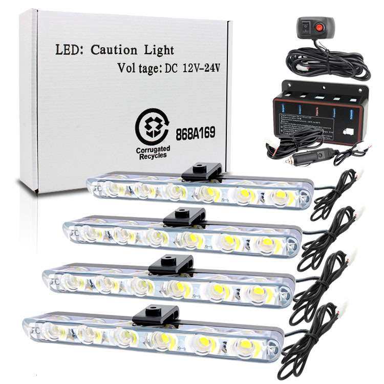 汽车LED中网爆闪灯一拖四6LED频闪开道灯货车警示灯高亮格栅灯,鲜花速递/花卉仿真/绿植园艺,割草机/草坪机,淘宝优惠券,粉丝福利购,淘宝优惠卷