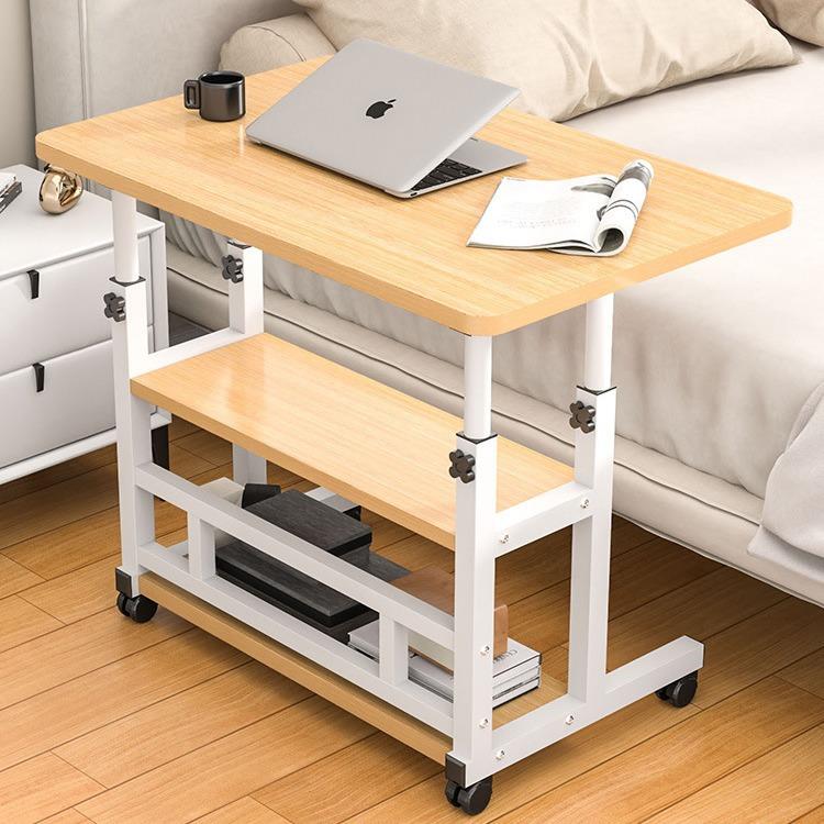 可移动床边桌升降电脑桌学生简易书桌卧室宿舍家用学习简约小桌子
