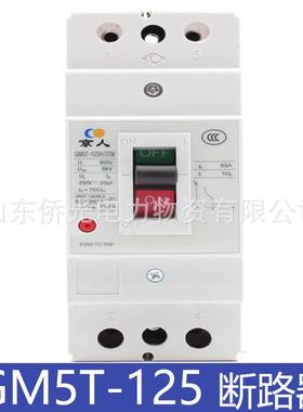 北京人民GM5T-125M/2TM 63A100A125A直流断路器 替GM100M-2300R