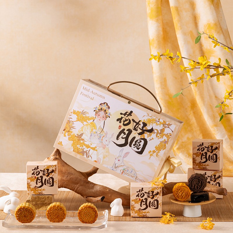 张小锤中秋月饼礼l盒空盒套盒花好月圆商务礼盒节日礼高档节日礼