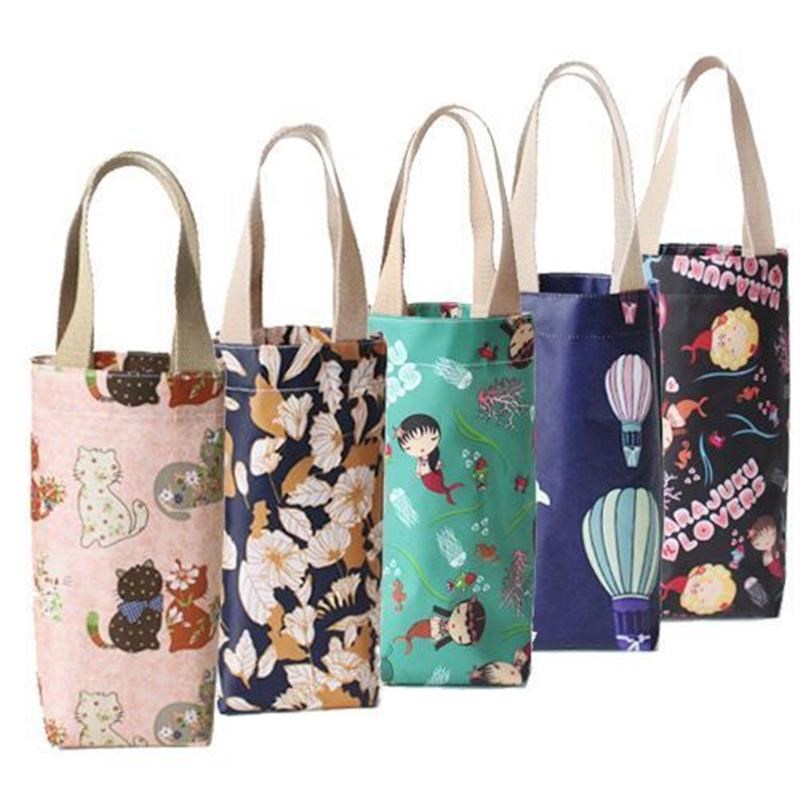 手拎水杯袋子焖h烧壶套雨伞保温杯袋便携水壶袋女款保温壶套茶杯