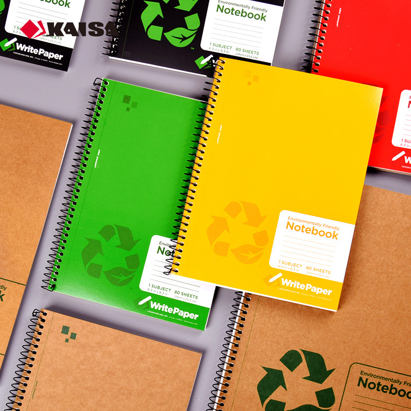 凯萨KAISA美式线圈笔记本大学生分科目笔记本考研错题本分栏索引