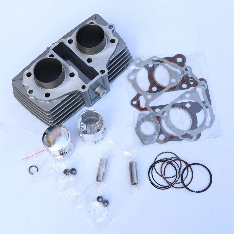 适用本CBT125田王 CM125套缸QJ150J气J缸体JH125-31活塞环汽缸垫