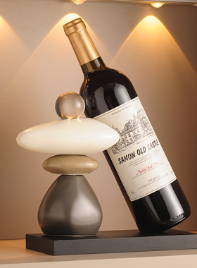 时来运转红酒g架摆件酒柜电视柜轻奢高档高端大气餐边柜家居装饰