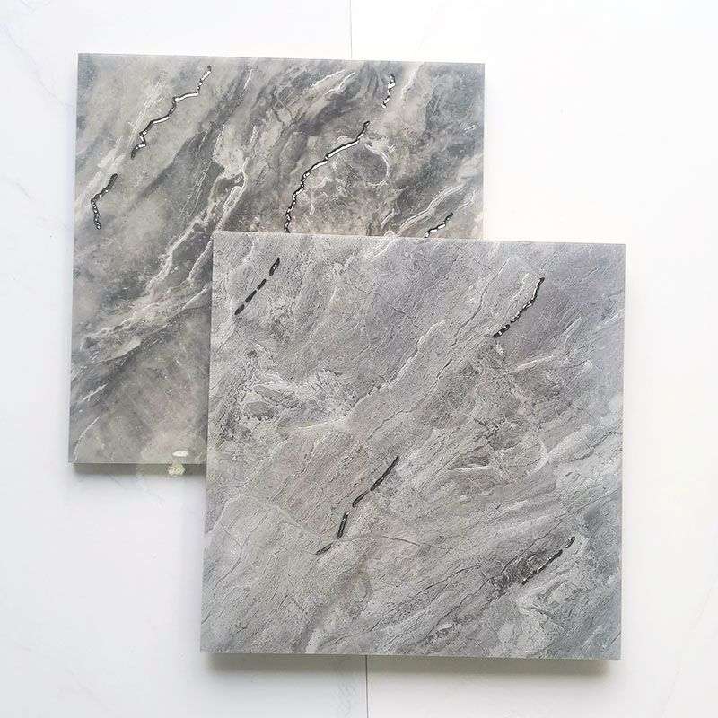 灰色客厅地板砖图案连纹镀银卫生间地砖300x300防滑 厨房瓷砖墙砖
