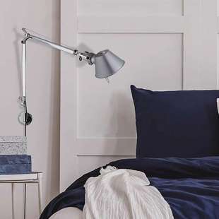 意大利Artemide Tolomeo摇臂伸缩设计师客厅书房中古床头阅读壁灯