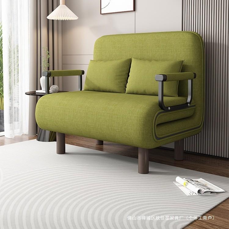 可折叠沙发床客厅小户型两用阳台多功能懒人椅双人推拉伸缩可变床