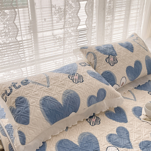 夹棉枕套一对装h枕头套48cmx74cm单个高端枕芯内胆套男枕芯套家用