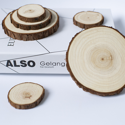 Romantictimes实木木头托盘香薰H蜡烛托盘木香氛精油蜡烛托盘底座