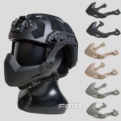 FAST/海基/洛威迅头盔导轨版战术面罩 折叠防护面罩 野战CS面具