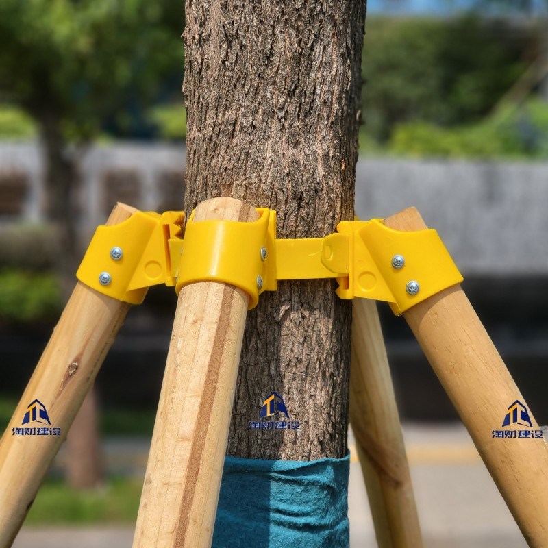 树木支撑固c定器支撑架杆杉木松木杨木棍园林绿化防风工程稳定支
