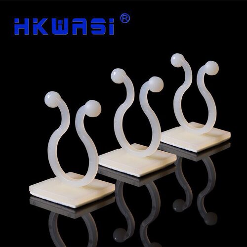 HKWASI华社KL-1 2 3 4 5粘式配线固定座3M胶理线器夹束线环 100只