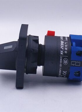 LW26-20/1单孔安装220V电源切断开关负载断路一开一关开孔22MM