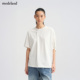 MONO 设计师款 FLAT圆领宽松套头休闲风T恤上衣modeland买手店