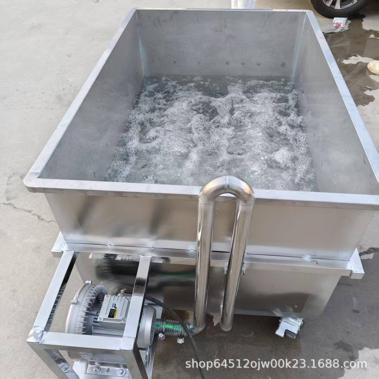 肉制品解冻机速冻猪肉鸡肉提升式解冻机气泡水浴解冻池现货