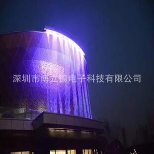 直排数码拉线水帘光纤水幕直流式人造雨帘流水景观水景造景室内