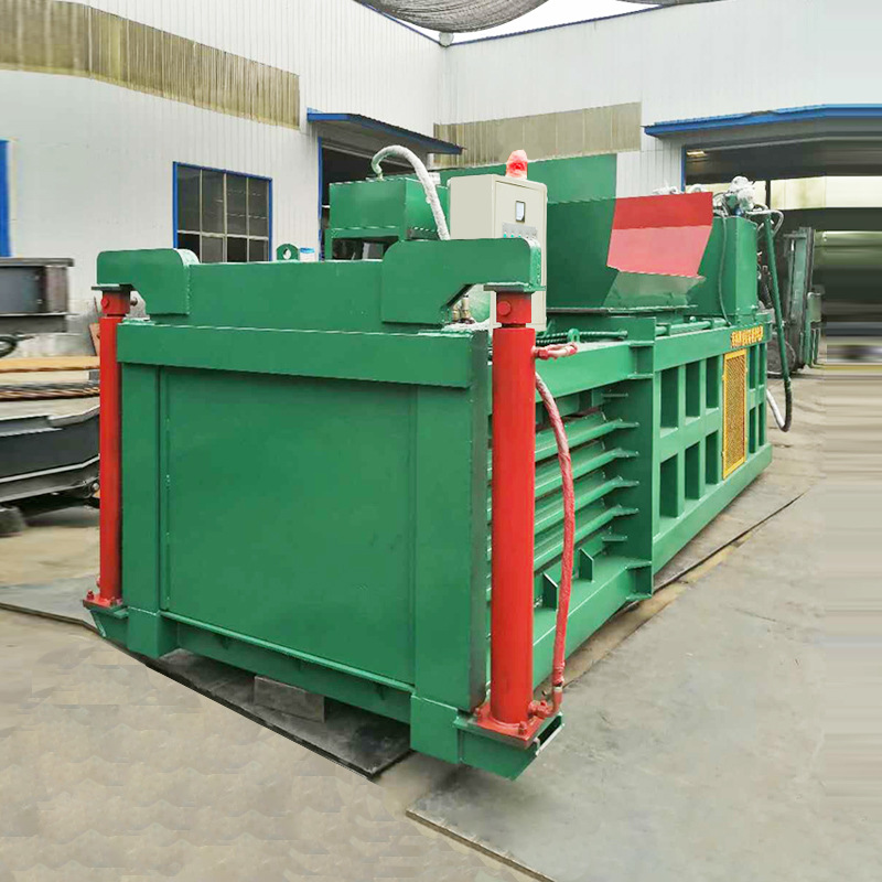 半自动卧式液压打包机易拉罐塑料瓶打包机棉花谷物废衣物打包机