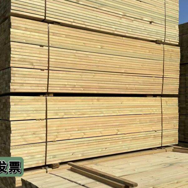 防腐木葡萄架碳化木龙骨定制樟木条挂子方瓦条地板料条柱方松