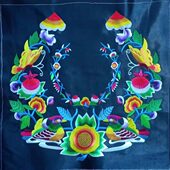 机族配饰绣苗服饰刺绣少数圈披肩旅云民族领肩绣花