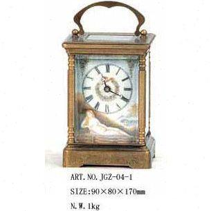 欧式古典 中型皮套艺术钟表机械家居装饰座钟 田园复古台钟大号,家居饰品,座钟,淘宝优惠券,粉丝福利购,淘宝优惠卷