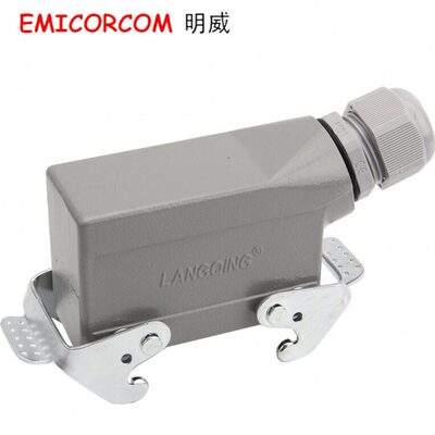 重载连接器 外壳 H24B-TSB M32 PG21 侧出上壳带双扣