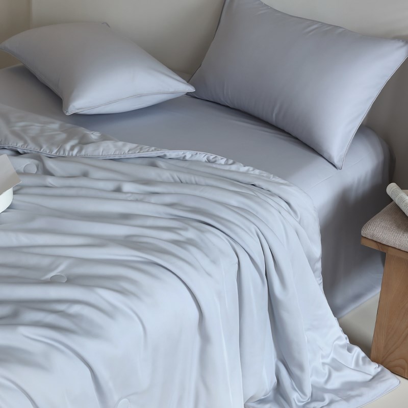 莱赛尔天丝夏凉被k空调被夏季薄被子单人双人水洗机洗双面丝滑夏