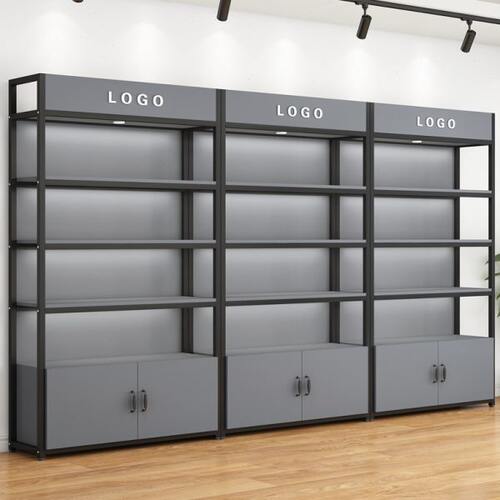 超市货架置物架手机配件展示架带挂钩多层饰品架便利店产品展示柜