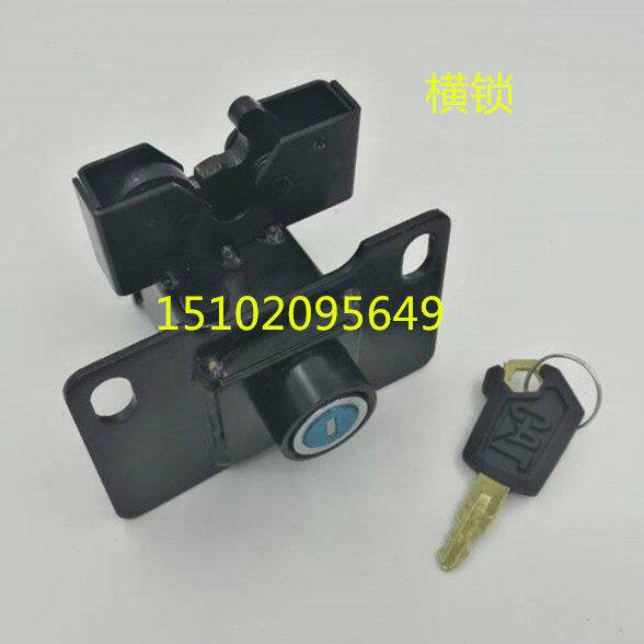 挖掘机卡特305/305.5/306/307/308C/D工具箱锁后边门引擎盖锁配件