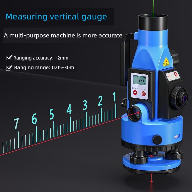 激光垂直水d准仪距离测量红灯绿灯水准仪引线垂直水平线水准仪施
