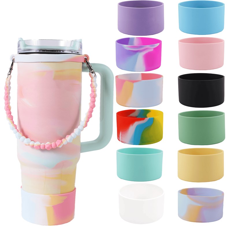 Stanley水杯杯底套硅胶杯套y兼容30oz&40oz网红杯套斯坦利配