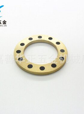 生产 JSB自润滑导轨滑块 固体镶嵌石墨铜基垫圈 止推垫片