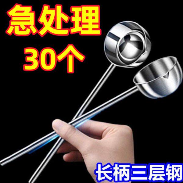 热油316不锈钢油油油锅迷你小勺烧家用小型手柄油加长淋泼小锅泼