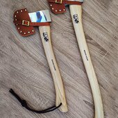 伐taf野营木bu木斧hcr野山核桃锻打树柄丛林斧劈柴砍进口人s户外