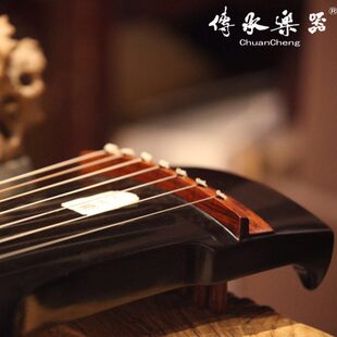 承初学者演奏入门杉老七木仲尼漆新款 古琴专业收藏 琴牌传生弦式