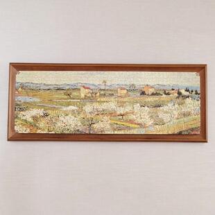 实木拼图框1000片装裱悬浮立体画框50*70裱画定制复古相框挂墙