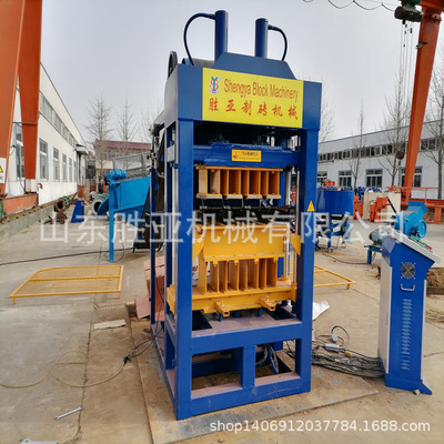 SY4-10 interlocking brick making machine 全自动液压连锁砖机