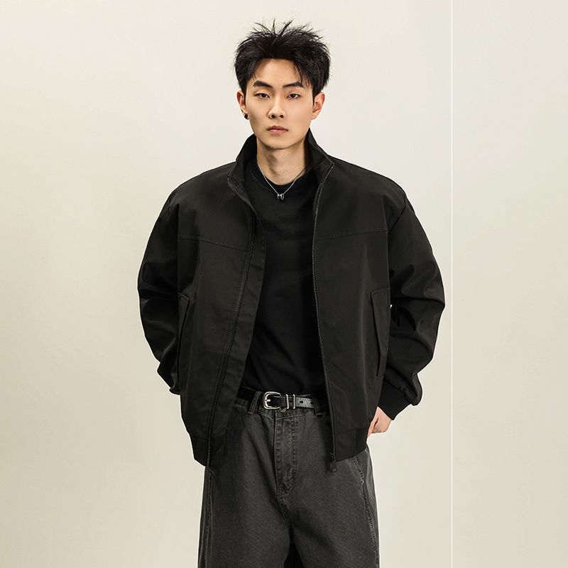 美式三防教练棉衣工装飞行夹克户外机能保暖棉服立领bomber外套男