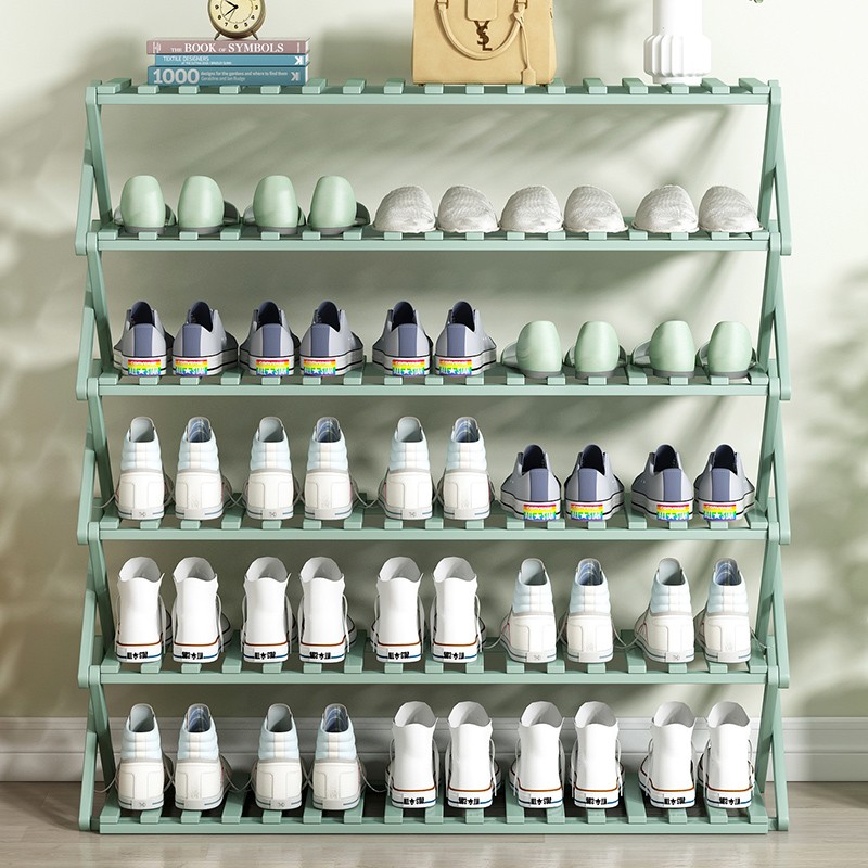 免安装鞋架靠墙简易门q口家用室内好看宿舍多层经济型可折叠置物