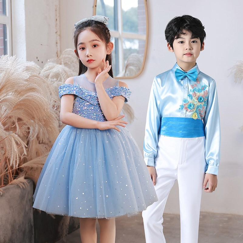 六一儿童节大合唱表演服中小学生男女童诗歌朗诵演出服Z幼儿舞蹈