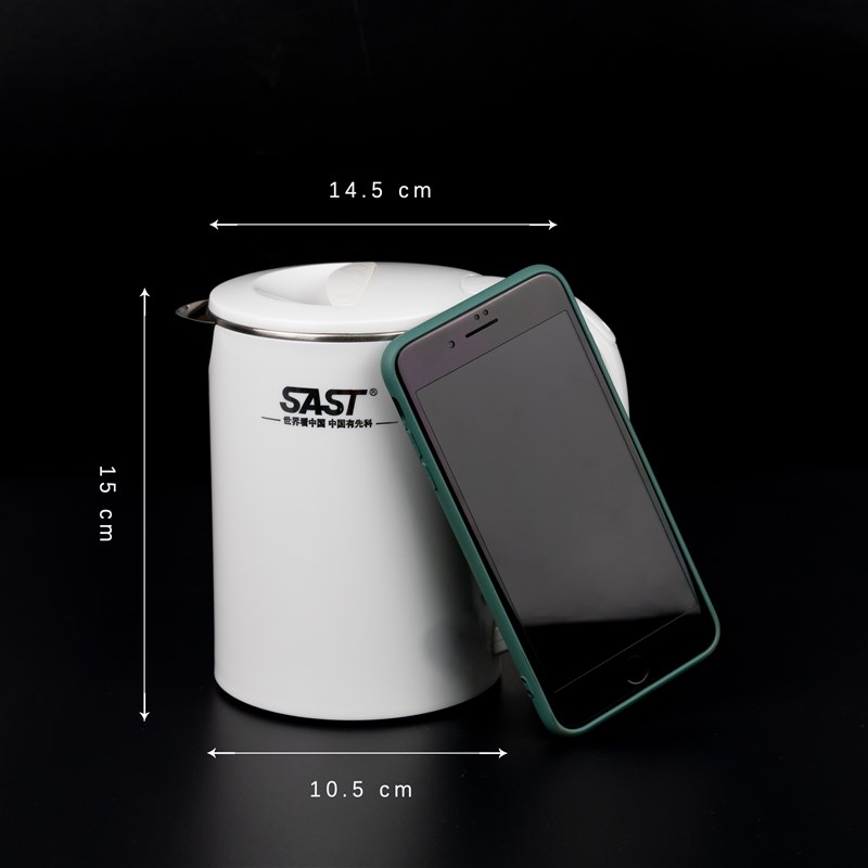 SAST欧洲出国旅行迷你小型容量低功率学生宿舍迷你电热.水壶 便携
