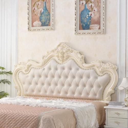 新款欧式床头板烤漆1.8米软包靠背板落地奢华公主风双人床头单卖