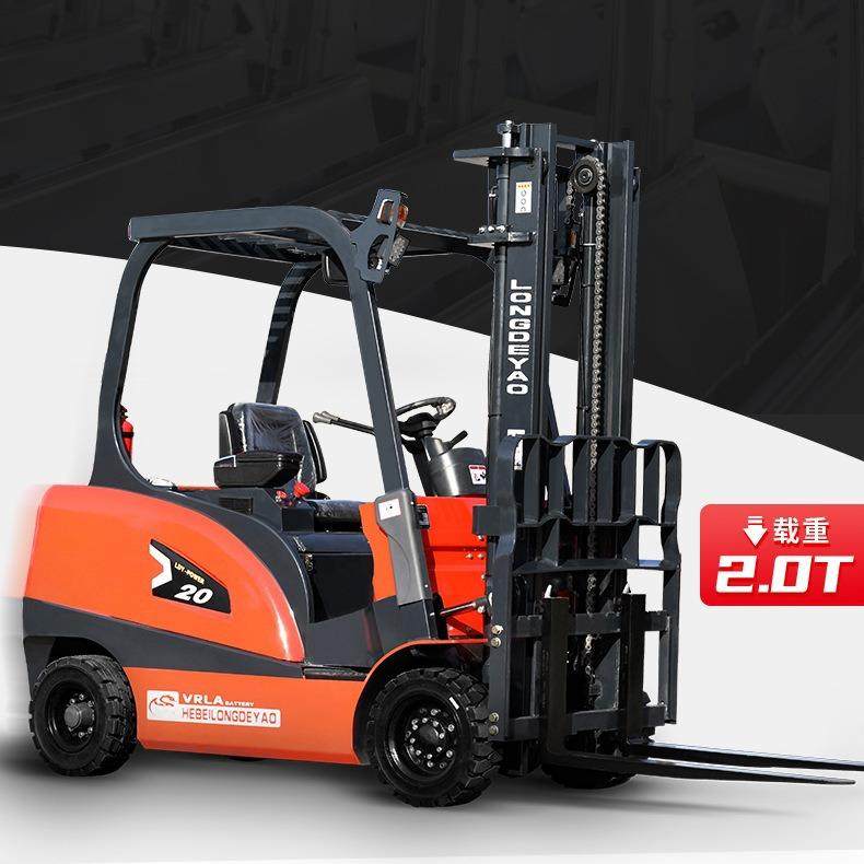 2吨锂电电动叉车全电动平衡重式堆高车仓储搬运车高续航电动叉车