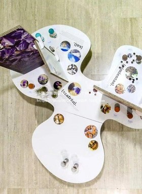 瓦楞板蜂窝陈列桌子创意装饰立板支架美陈活N动展览纸板广告礼厂