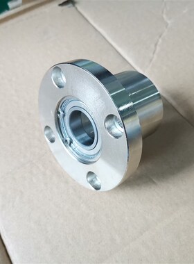 轴承座组件钢制镀镍圆法兰双轴承座BFP02 BGRB6906 6008带座轴承